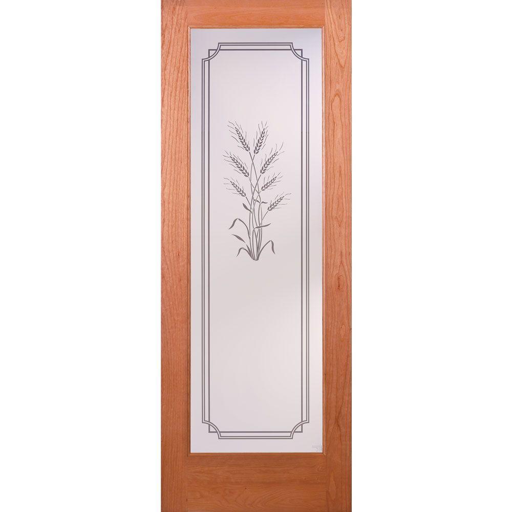 24 in. x 80 in. 1 Lite Harvest Smooth Primed MDF Interior Door Slab - Super Arbor