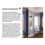 Unbranded 3/4 in. x 4 in. x 8 ft. Hardwood Stained Cherry Mullion Chair Rail Moulding