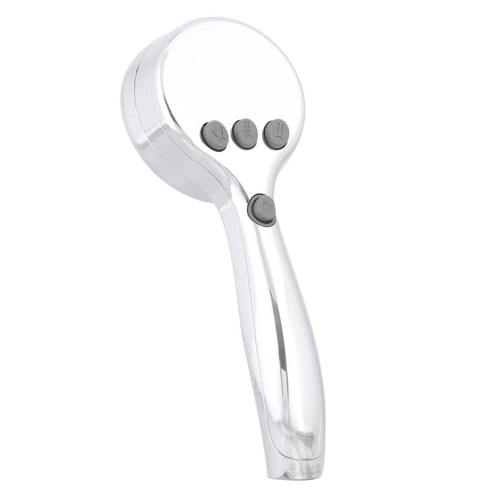 Delta ActivTouch 9-Spray 3.7 in. Dual Wall Mount Fixed and Handheld Shower Head in Stainless