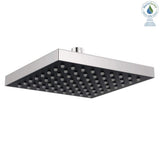 Delta 1-Pattern 8 in. Wall Mount Rain Fixed Shower Head in Chrome