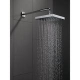 Delta 1-Pattern 8 in. Wall Mount Rain Fixed Shower Head in Chrome