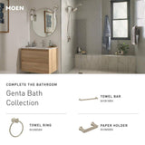 Moen Genta Single Handle Single Hole Bathroom Faucet in Polished Chrome (2-Pack)