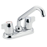 MOEN Chateau 4 in. Centerset 2-Handle Chrome Utility Faucet