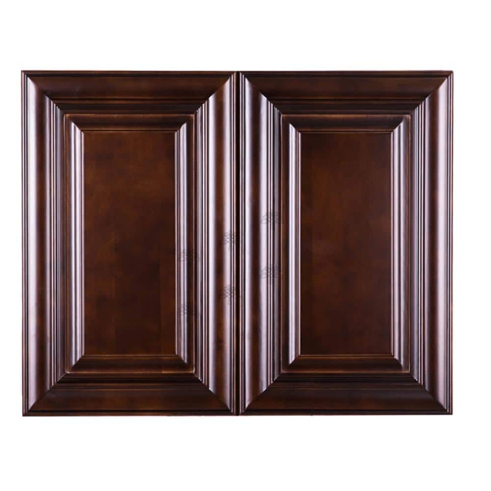 LIFEART CABINETRY Edinburgh Assembled 36 in. x 24 in. x 12 in. Wall Ca ...