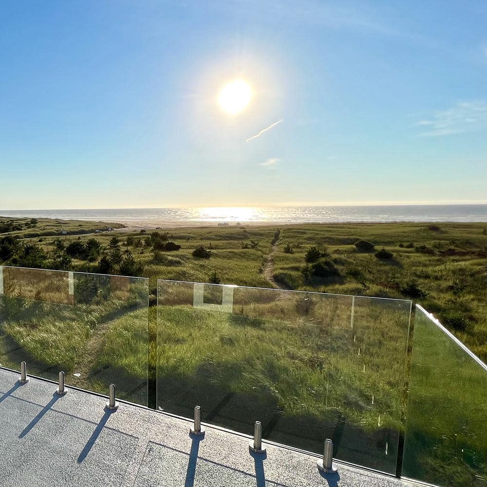 A single green leaf against a white background.