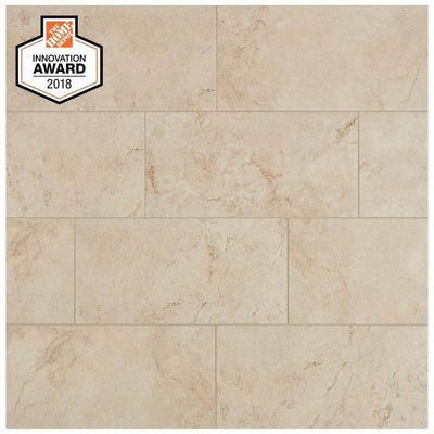 Lifeproof Limestone 12 in. x 24 in. Glazed Porcelain Floor and Wall Tile (15.6 sq. ft. / case)