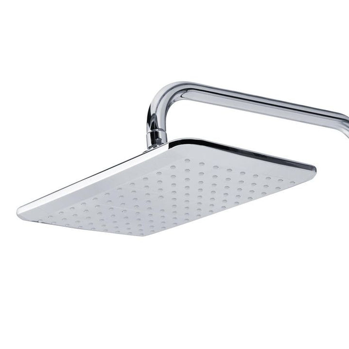 5-spray 12 in. Dual Shower Head and Handheld Shower Head with Body spray in Chrome