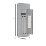 Homeline 200 Amp 40-Space 80-Circuit Indoor Main Breaker Qwik-Grip Plug-On Neutral Load Center with Cover - Super Arbor