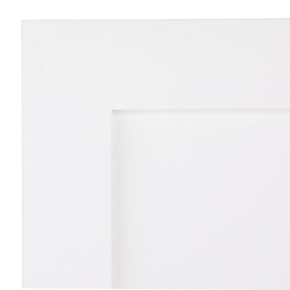 32 in. x 80 in. White 1-Panel Shaker Solid Core Wood Interior Door Slab - Super Arbor