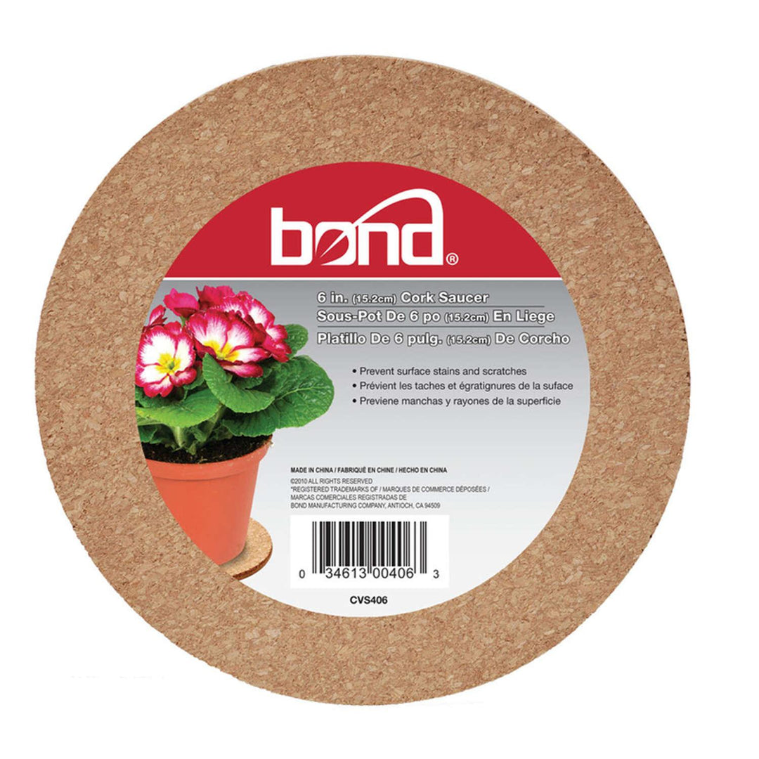 cork plant saucer Bond Cork Saucer 6 in
