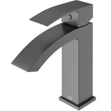 Satro Single Hole 1-Handle Bathroom Faucet in Matte Black - Super Arbor