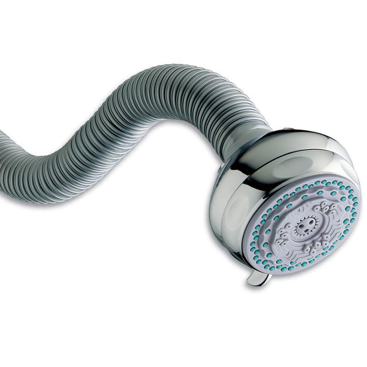6-Spray 3.5 in. Single Wall Mount Fixed Shower Head in Chrome - Super Arbor