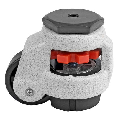 1-5/8 in. Nylon Wheel Standard Stem Leveling Caster with Load Rating 110 lbs. - Super Arbor