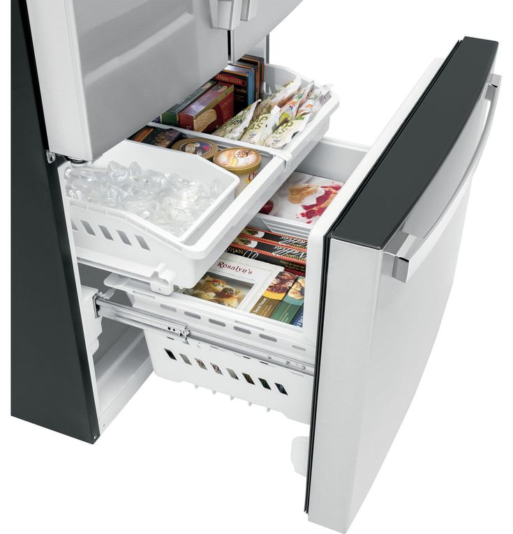 GE 27.0 cu. ft. French Door Refrigerator in Fingerprint Resistant Stainless Steel, ENERGY STAR