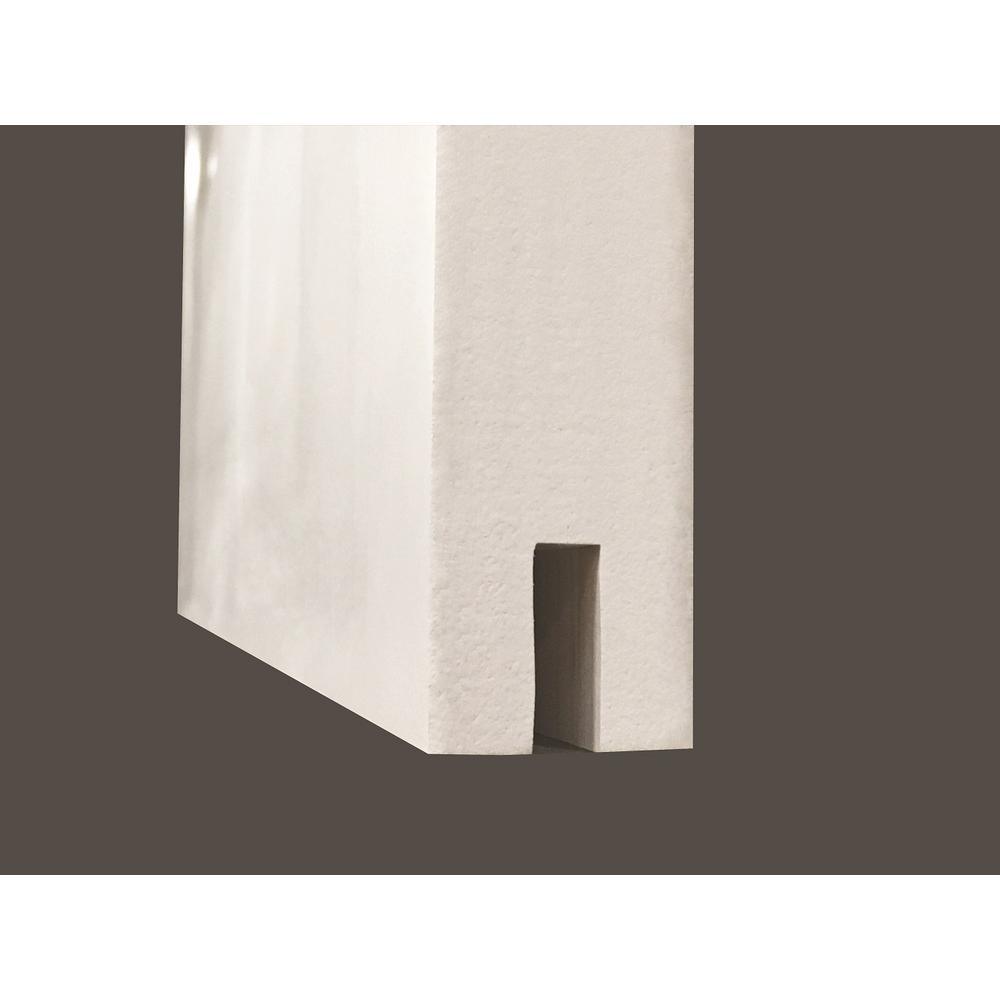 72 in. x 84 in. Primed K-Plank MDF Sliding Barn Door with Hardware Kit - Super Arbor