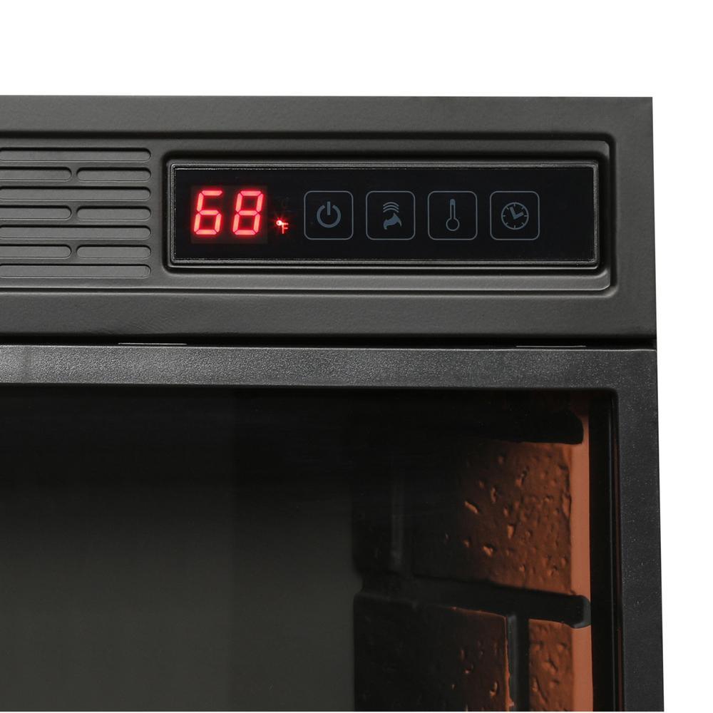Chestnut Hill 56 in. TV Stand Electric Fireplace with Sliding Barn Door in Ash with Black Top - Super Arbor