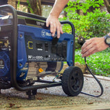 Westinghouse WGen5300v 6,600/5,300 Watt Gas Powered Portable Generator with RV and Transfer Switch Ready Outlets for Home Backup