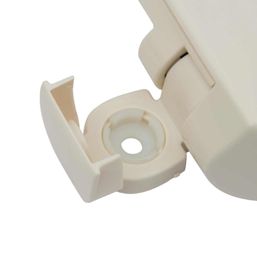Round Slow Closed Front Toilet Seat with Quick Release Hinges in Bone - Super Arbor