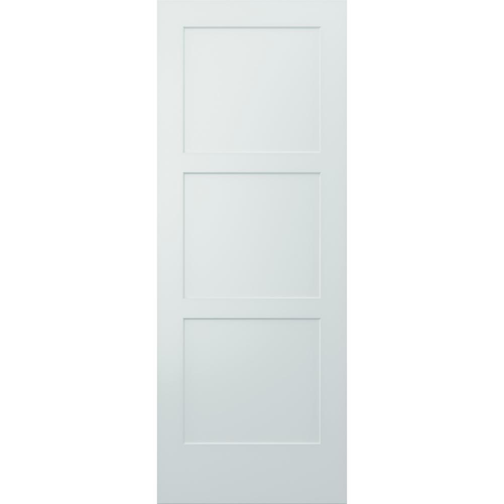 32 in. x 96 in. Birkdale Primed Smooth Hollow Core Molded Composite Interior Door Slab - Super Arbor