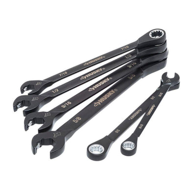100-Position Double Ratcheting Wrench Set SAE (6-Piece) - Super Arbor