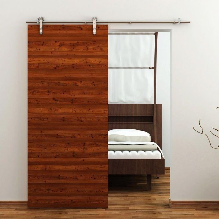 72 in. Stainless Steel Top Mount Sliding Barn Door Track and Hardware Kit