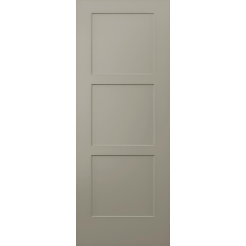 32 in. x 96 in. Birkdale Primed Smooth Hollow Core Molded Composite Interior Door Slab - Super Arbor