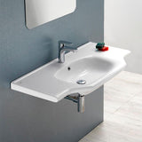 Nameeks Yeni Klasik Wall Mounted Bathroom Sink in White