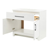 Style Selections Potter 36-in White Single Sink Bathroom Vanity with White Cultured Marble Top