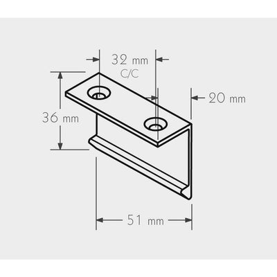3793 Series 1-1/4 in. Center-to-Center Polished Chrome Tab Cabinet Pull