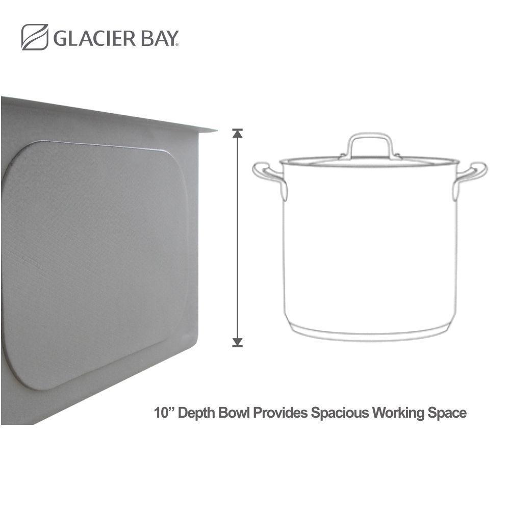 All-in-One Drop-In Stainless Steel 33 in. 4-Hole 50/50 Double Bowl Workstation Sink with Faucet and Accessories Kit - Super Arbor