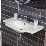 Nameeks Yeni Klasik Wall Mounted Bathroom Sink in White