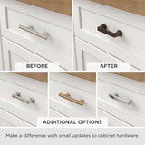 Modern Twist 5-1/16 in. (128 mm) Satin Nickel Drawer Pull - Super Arbor