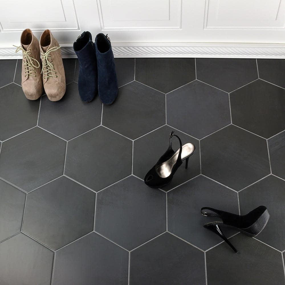Ivy Hill Tile Langston Dark Gray 9.875 in. x 11.375 in. x 10mm