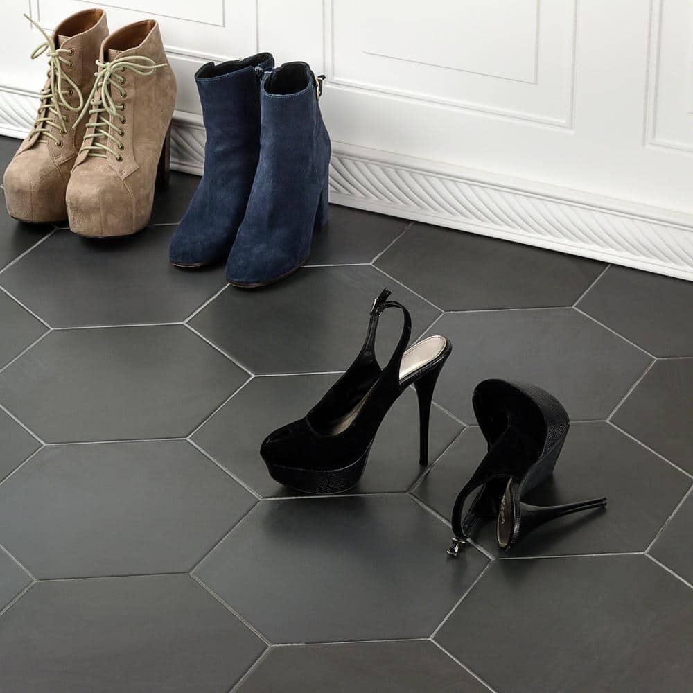Ivy Hill Tile Langston Dark Gray 9.875 in. x 11.375 in. x 10mm