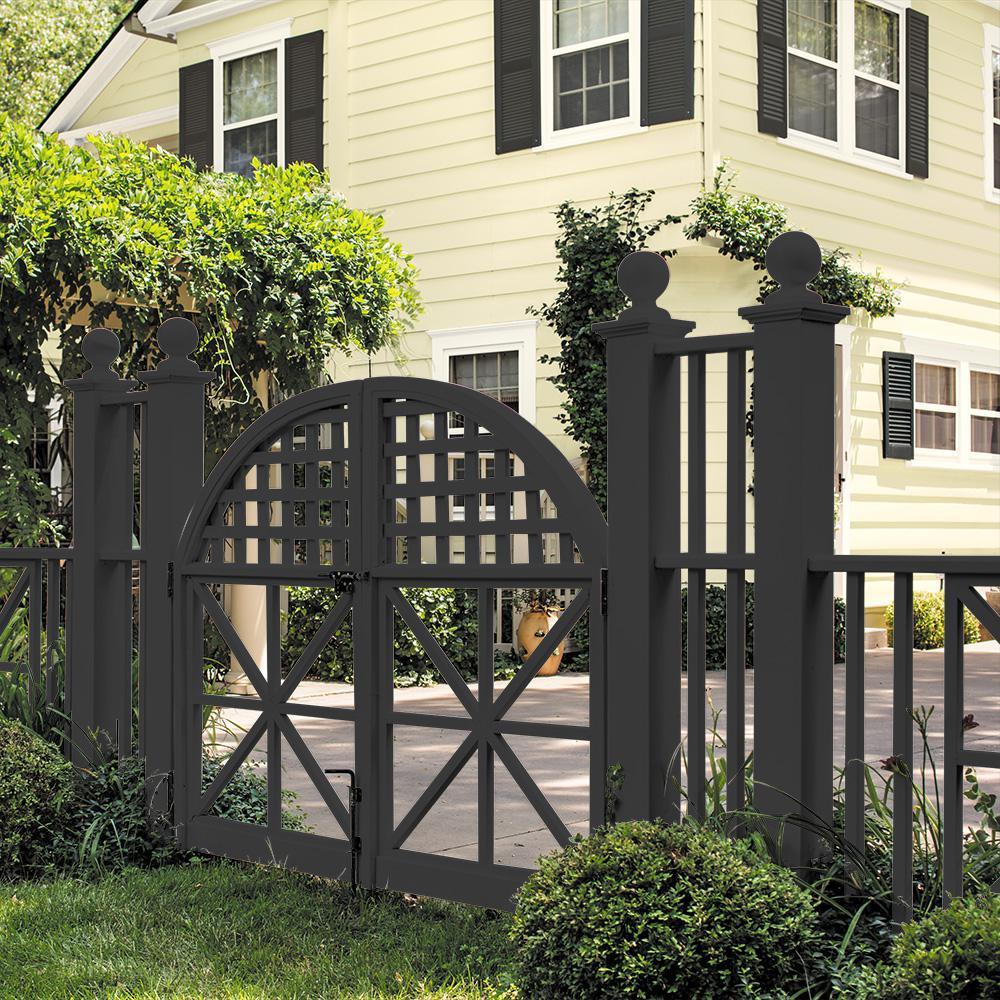 BEHR 1 Gal. #ECC-10-2 Jet Black Solid Color House and Fence Exterior Wood Stain - Super Arbor