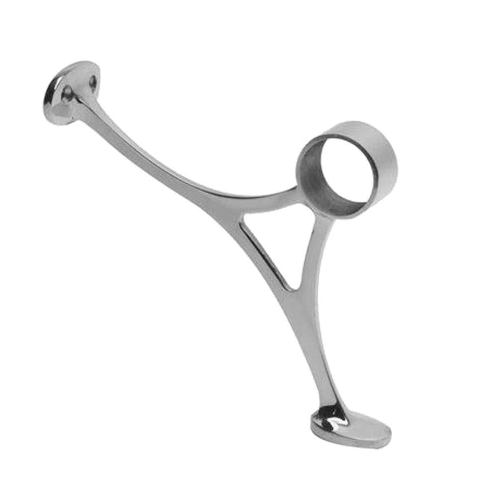 A single green leaf against a white background.