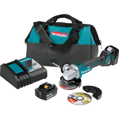 18-Volt  5.0Ah LXT Lithium-Ion Brushless Cordless 4-1/2 / 5 in. Cut-Off/Angle Grinder Kit