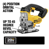 DEWALT 20V MAX Cordless Jig Saw with 4.0Ah Battery and Charger