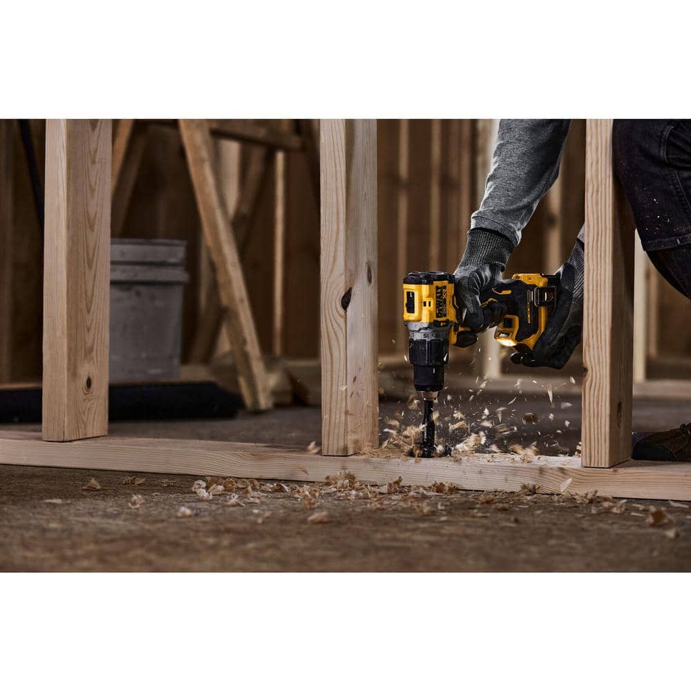 DEWALT 20V MAX XR Hammer Drill & ATOMIC Impact Driver 2-Tool Cordless Combo Kit with (2) 4.0Ah Batteries, Charger, and Bag
