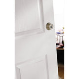 660 Series Satin Nickel Single Cylinder Deadbolt Featuring SmartKey Security with Microban Antimicrobial Technology - Super Arbor