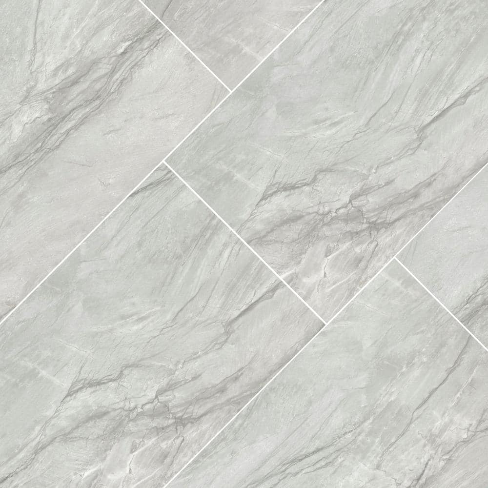 MSI Durban Grey 24 In. X 48 In. Matte Porcelain Floor And Wall Tile (5 ...