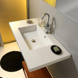 Nameeks Mars Wall Mounted Ceramic Bathroom Sink in White