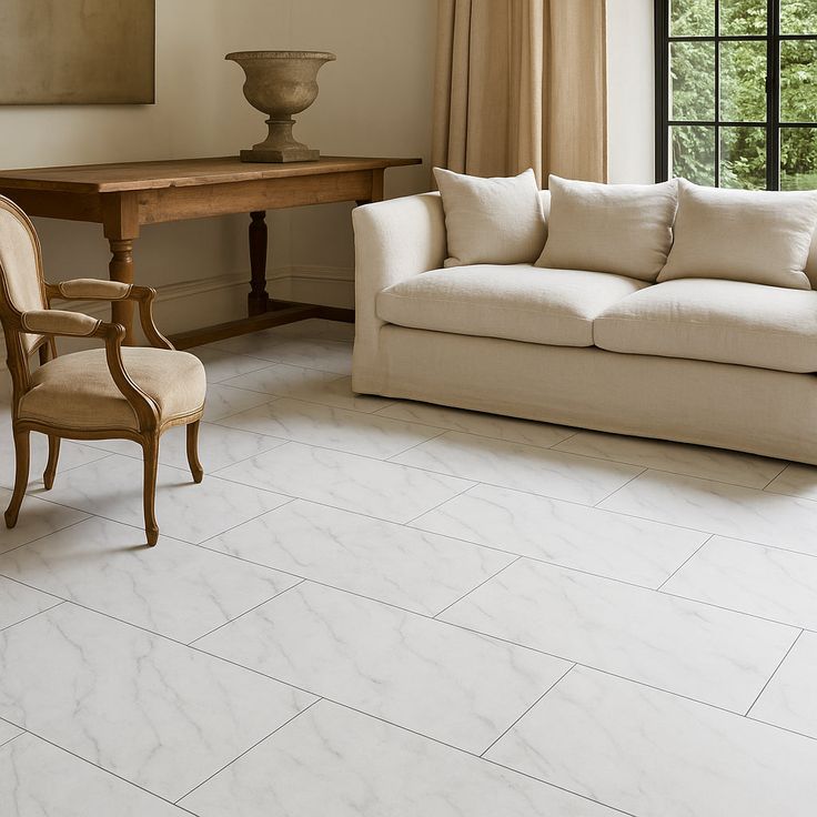 Brookfield Marble 22 MIL x 11.9 in. W x 23.8 in. L Click Lock