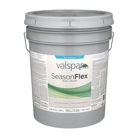 Valspar SeasonFlex Base 1 Flat Exterior Tintable Paint (Actual Net Contents: 630-fl oz)