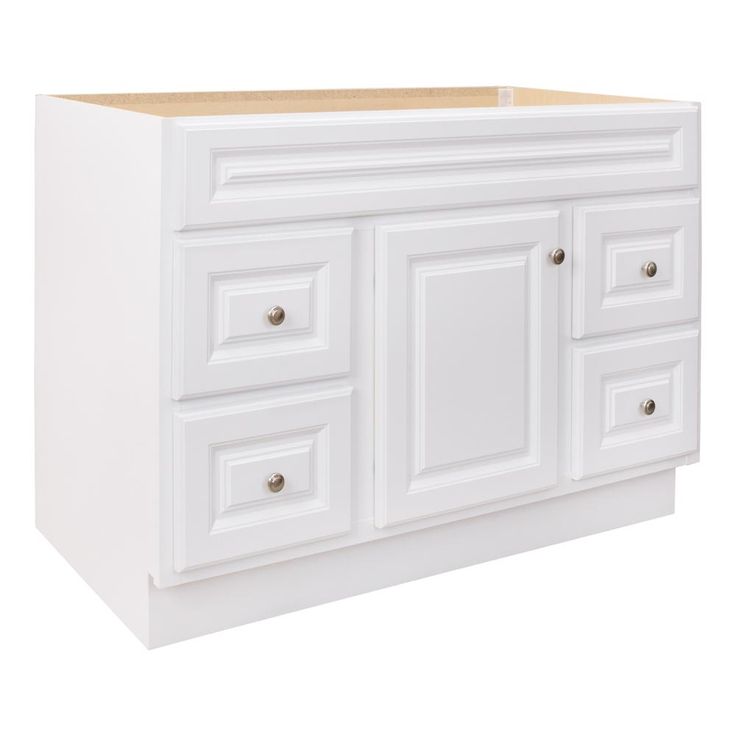 Hampton 48 in. W x 21 in. D x 33.5 in. H Bathroom Vanity Cabinet Only in White