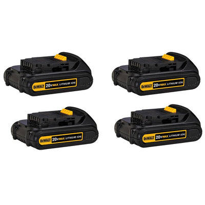 20-Volt MAX Compact Lithium-Ion 1.5Ah Battery Pack (4-Pack) - Super Arbor