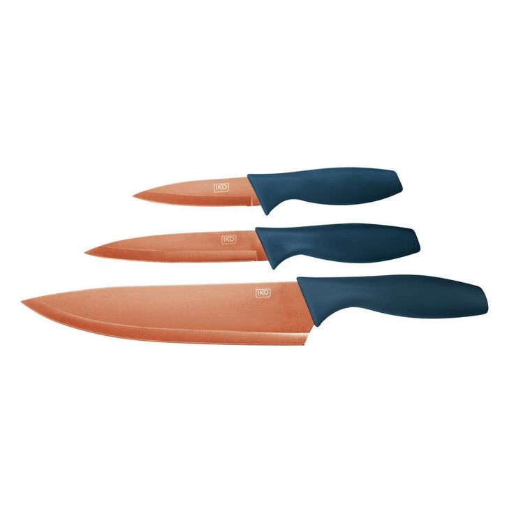 Copper Collection 16-Piece Copper Nonstick Cookware Set in Blue – Super ...