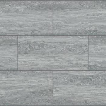 Pawnee Cove Travertine 22 MIL x 11.9 in. W x 23.8 in. L Click Lock Waterproof Vinyl Tile Flooring (17.7 sq. ft./case)