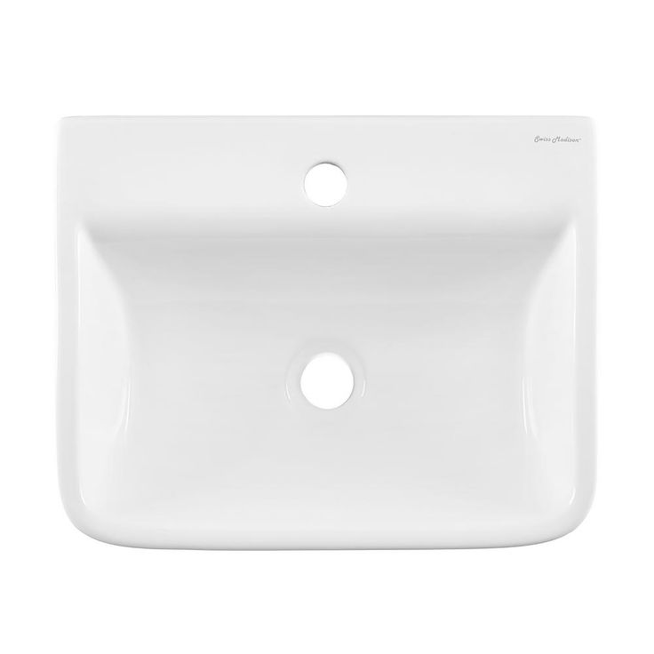 Swiss Madison St. Tropez Wall Mount Sink in White