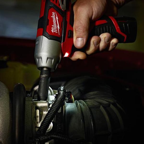 M12 12-Volt Lithium-Ion Cordless 3/8 in. Impact Wrench and Inflator Combo Kit with 3/8 in. Drive Metric Socket Set - Super Arbor